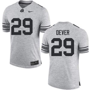 Men's Ohio State Buckeyes #29 Kevin Dever Gray Nike NCAA College Football Jersey For Sale VDQ0144MB